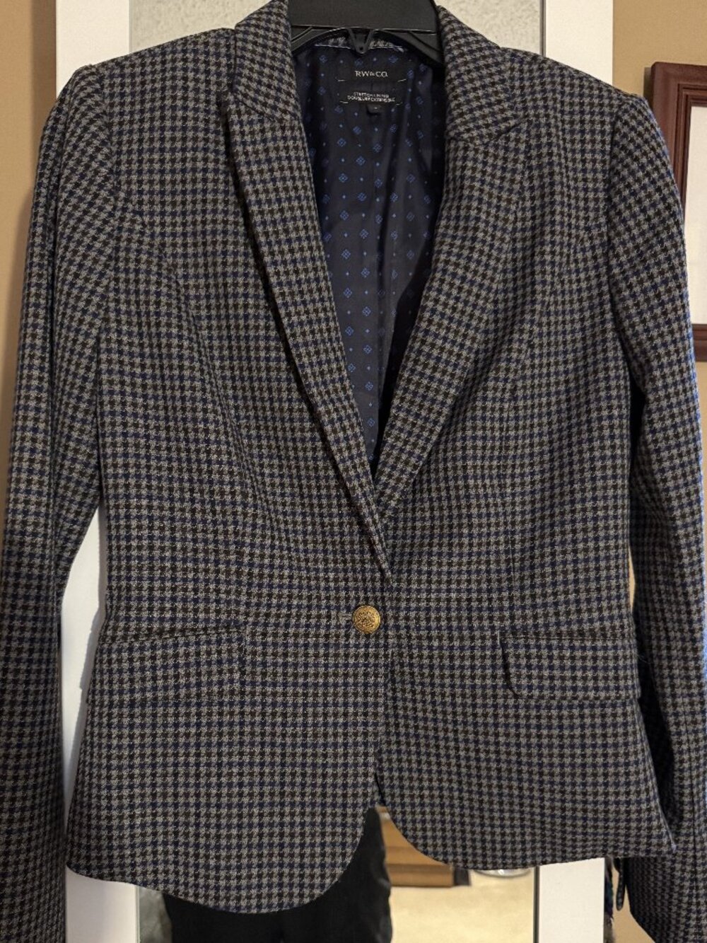 RW & CO Hounds Tooth Jacket